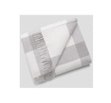 Casper Sleep Bold Plaid Throw Blanket, Oatmilk