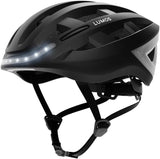 Lumos Kickstart Smart Helmet (Charcoal Black) | Bike Accessories | Adult: Men, Women | Front and Rear LED Lights | Turn Signals | Brake Lights | Bluetooth Connected