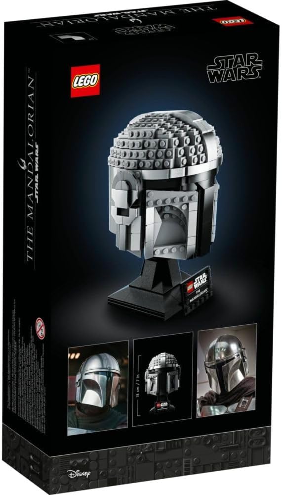 LEGO Star Wars The Mandalorian Helmet 75328 Building Kit Secondary image