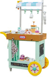 Little Tikes 658488 2-in-1 Café Cart-Role Kitchen Playset for Kids with 25+ Accessories & Interactive Features-Outdoor & Indoor Use-Encourages Imaginative & Active Play-for Girls & Boys Ages 3+