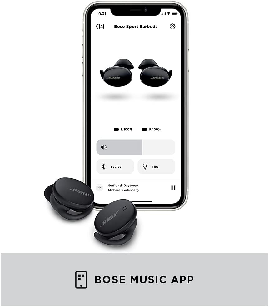 Bose Sport Earbuds - True Wireless Earphones - Bluetooth In Ear Headphones for Workouts and Running, Triple Black - Cash Converters