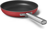 Smeg CKFF2801RDM Non-Stick Frying Pan, 28cm, Red