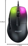 ROCCAT KONE Pro Lightweight Ergonomic Optical Performance Gaming Mouse with RGB Lighting, Black,ROC-11-400-01