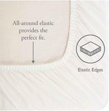 Laura Ashley Home King Sheet Soft Sateen Cotton Bedding Set Lottie Blue