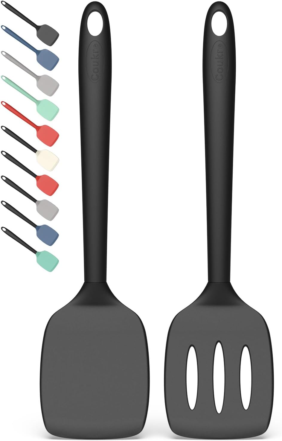 Tovolo Coukre Set of 2 Silicone Spatulas, Heat-Resistant