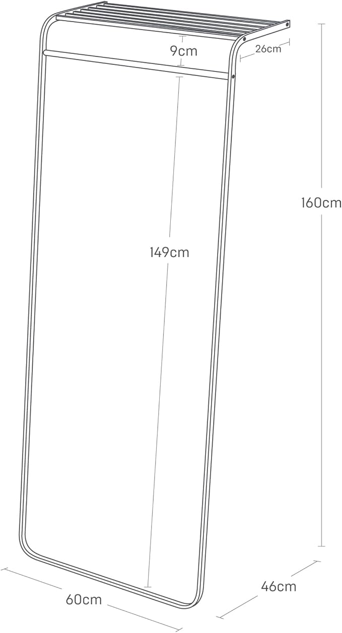 YAMAZAKI home 7078 Coat Hanger, White