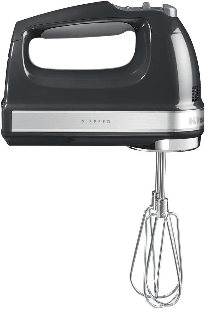 KitchenAid 9 Speed Corded Hand Mixer, Onyx Black Main image
