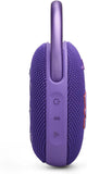 JBL Clip 5 - Ultra-Portable, Waterproof & Dustproof Bluetooth Speaker, Big Pro Sound with Punchy bass, Integrated Carabiner, Up to 12 Hours of Play, Made in Part with Recycled Materials Purple