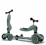 Scoot & Ride - Highwaykick 1 Children Adjustable Seated or Standing 2-in-1 Scooter Including Safety Pad for Tip Prevention - for Ages 1-5