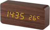 KUFUNG Wooden Digital Alarm Clock