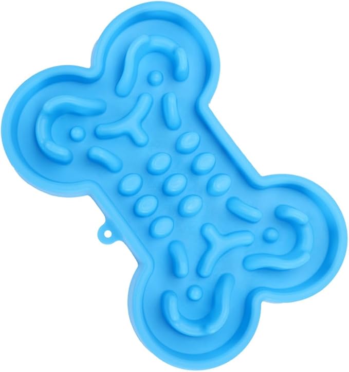 Bone-Shaped Pet Slow Feeder Bowl - H72-CW-024