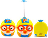 Pororo Trolley School Bag Luggage, Kids Children Soft Sturdy Waterproof Material with Wheels from Iconix Korea