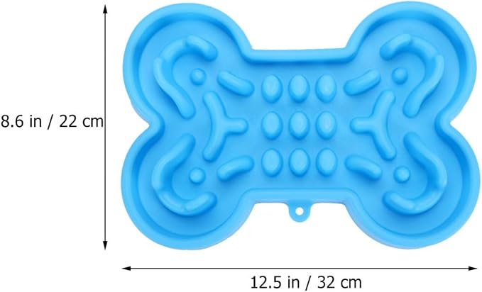 Bone-Shaped Pet Slow Feeder Bowl - H72-CW-024