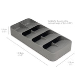 Joseph Joseph 85152 DrawerStore Cutlery Organiser, Large, Grey,Gray