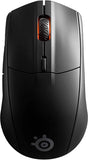 SteelSeries Rival 3 Wireless Gaming Mouse - 400+ Hour Battery Life - Dual Wireless 2.4 GHz and Bluetooth 5.0-60 Million Clicks - 18,000 CPI TrueMove Air Optical Sensor,Black