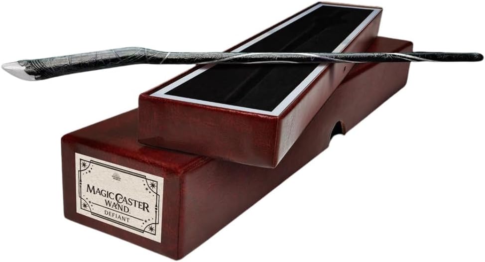 Harry Potter Magic Caster Wand – Heroic, Honorable, Defant Collectible Wand (App Discontinued, Display Item Only)