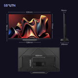 Hisense U7N 55inch ULED 4K Mini LED PRO Smart TV