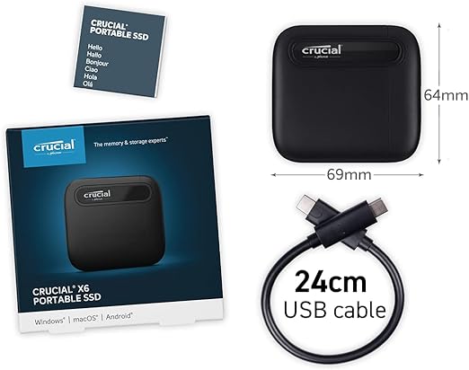 Crucial X6 4000GB Portable SSD