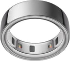 Oura Ring 4 - Silver - Size 9 - Smart Ring - First Size with Oura Size Kit - Wearable Sleep Tracking - Heart Rate - Fitness Tracker -