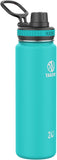 Takeya ThermoFlask Insulated Stainless Steel Water Bottle, 24 oz, Ocean