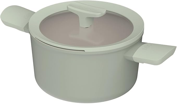 Berghoff Leo Balance Covered Casserole, 20cm, Sage