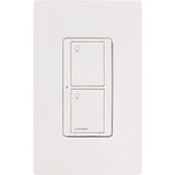 Lutron Caséta Wireless Smart Lighting Switch for All Bulb Types or Fans | PD-6ANS-WH | White