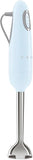 Smeg HBF03PBUK,Retro 50's Style Hand Blender with Stainless Steel Blades, 700W, Pastel Blue