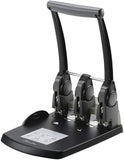 Swingline 3 Hole Punch, Hole Puncher, Extra High Capacity, 300 Sheet Punch Capacity, Fixed Centers, Black