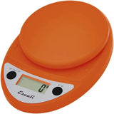 Escali P115PO Primo Lightweight Scale, Standard, Pumpkin Orange 11 Lb Capacity