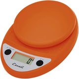 Escali P115PO Primo Lightweight Scale, Standard, Pumpkin Orange 11 Lb Capacity