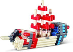 HAPE POLY-M Adventure Rocket,Red, White, Blue, Black,medium