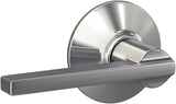 Schlage F10LAT625 Latitude Passage Lever, Bright Chrome