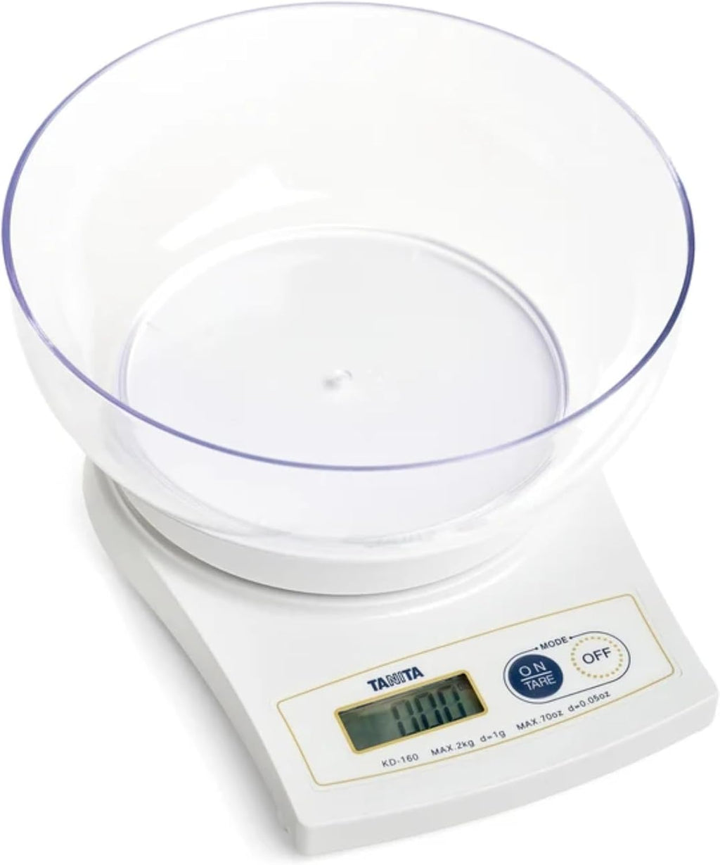Tanita Digital Multi-Purpose Plastic Kitchen Scale, 2kg, White