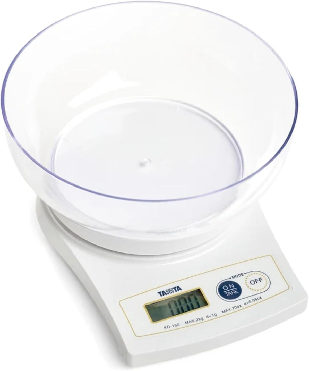 Tanita Digital Multi-Purpose Plastic Kitchen Scale, 2kg, White