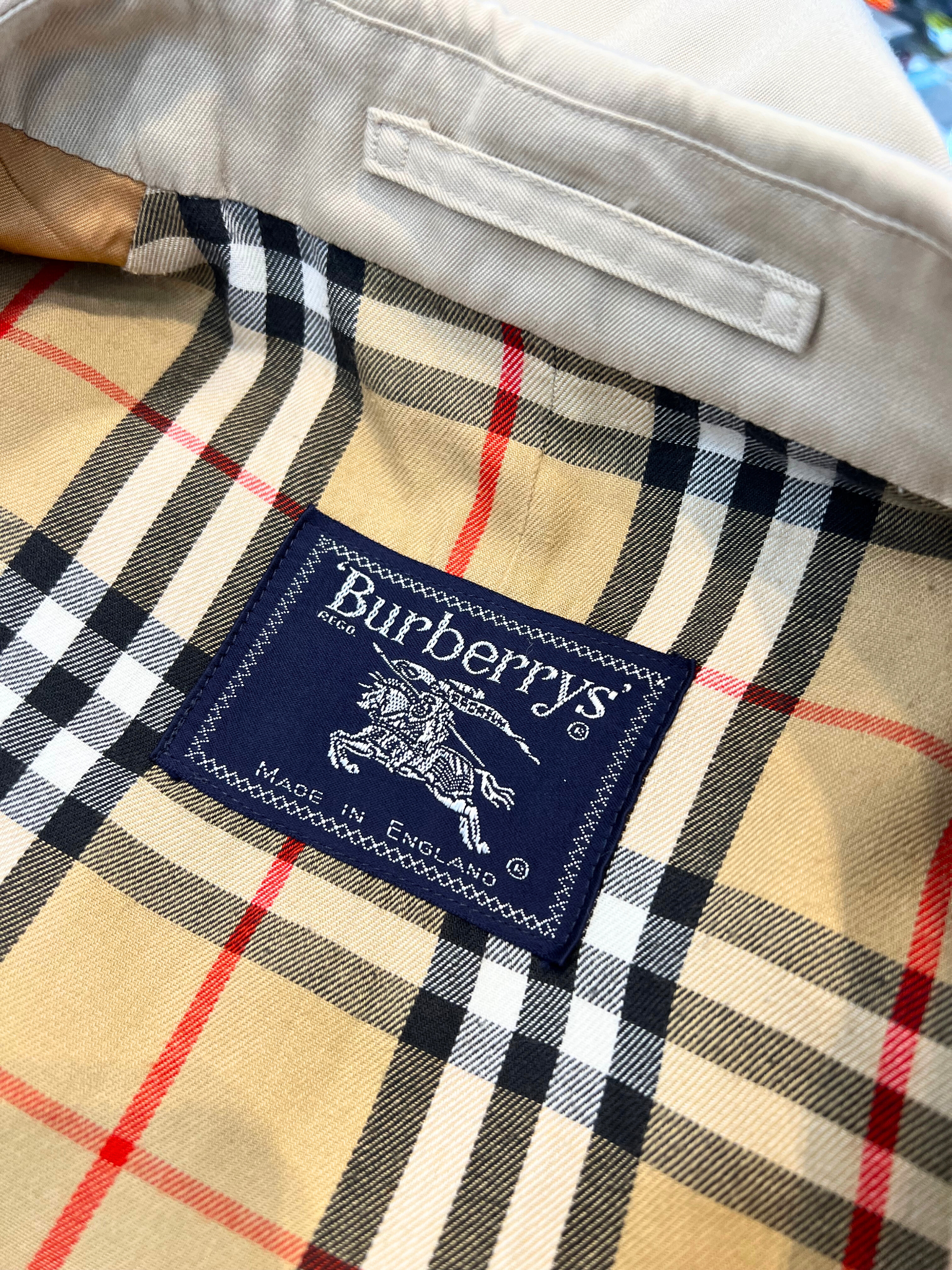 Burberry Nova Check Trench Coat