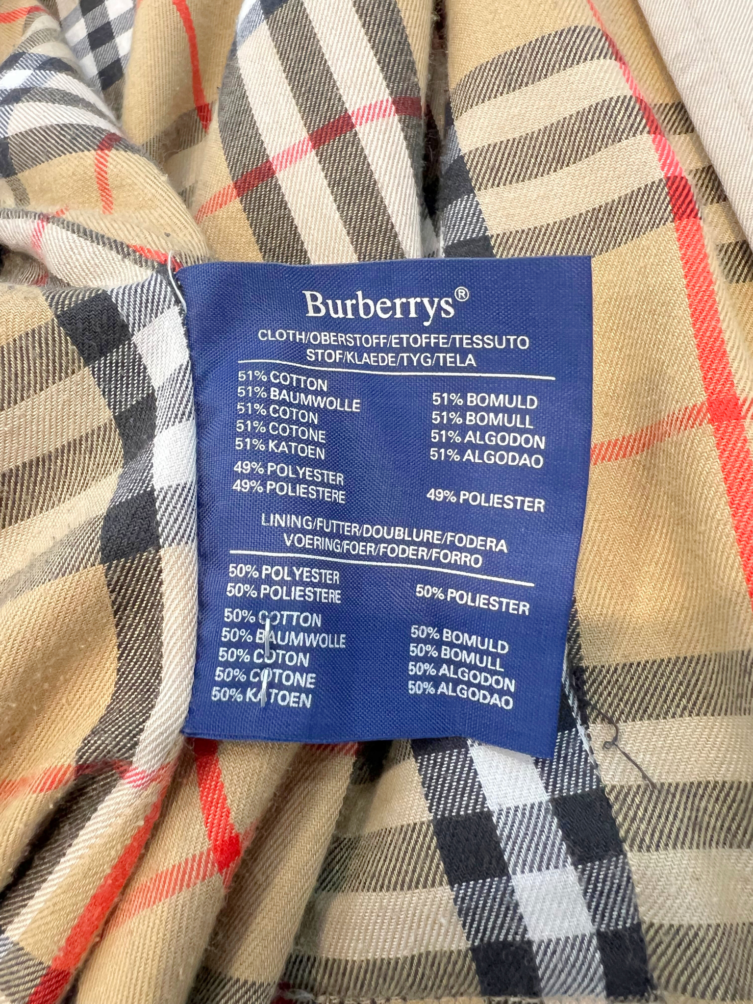 Burberry Nova Check Trench Coat Secondary image