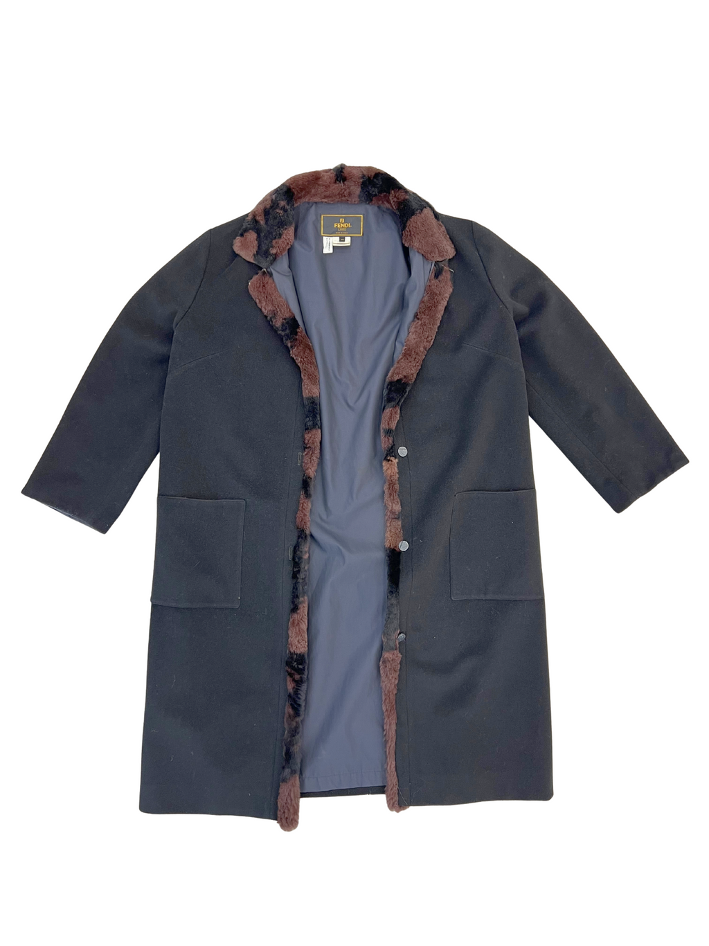 Fendi Fur Long Coat