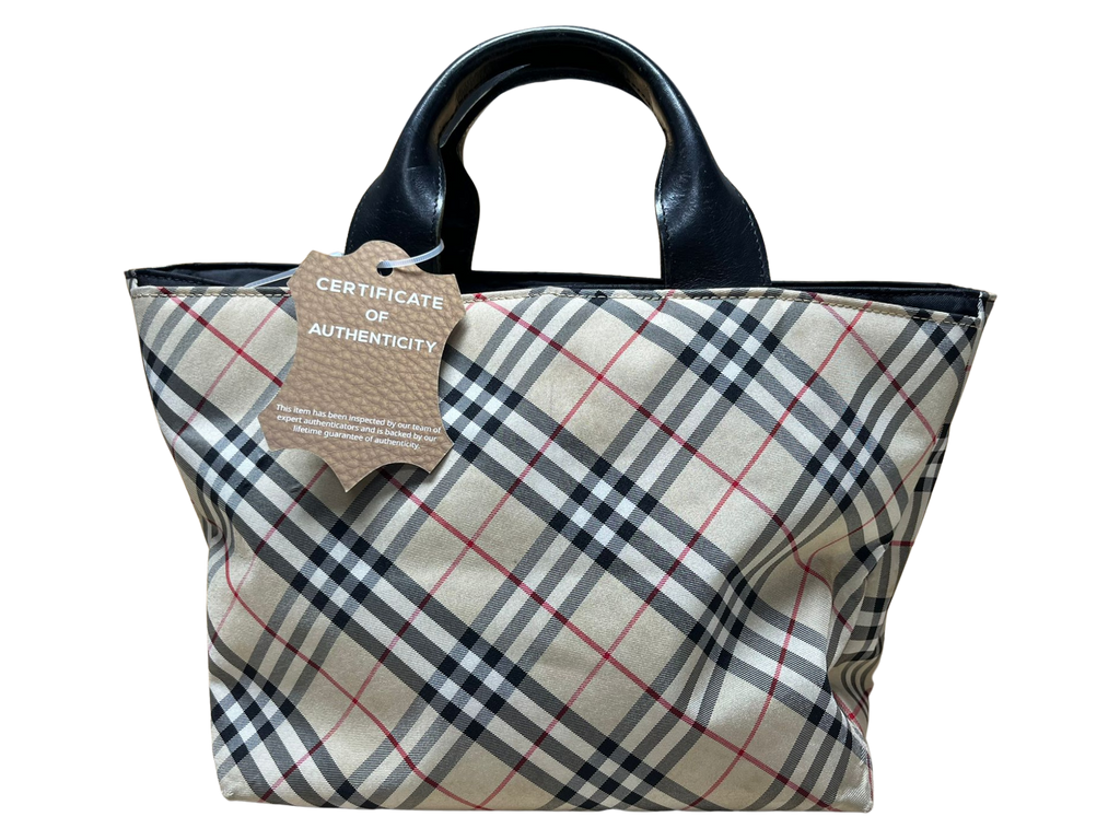 Burberry Nova Check Tote Bag