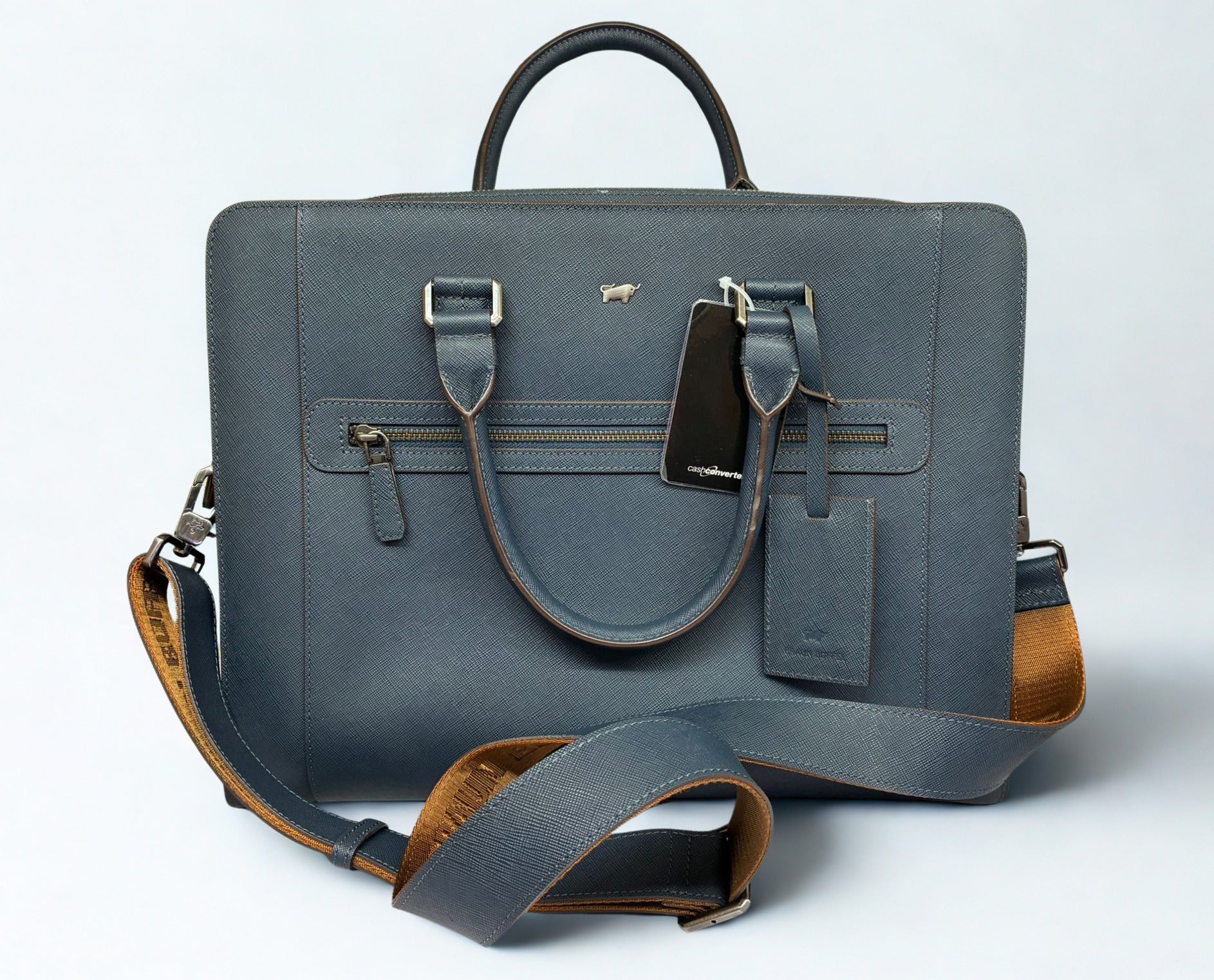 Braun Buffel Mens Leather Briefcase