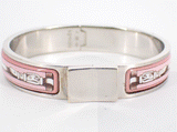 Hermes Pink Bangle 16cm