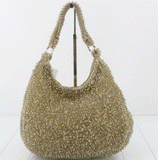 Anterprima Meshed Tote Bag, Gold