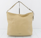 Coach Madison Crossbody Leather Hobo Bag Beige