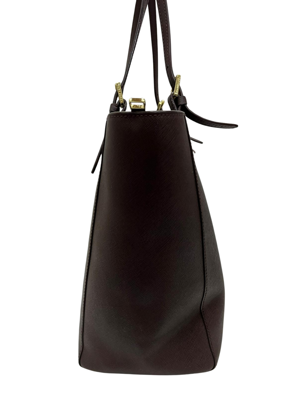 Tory Burch Leather York Buckle Tote Brown