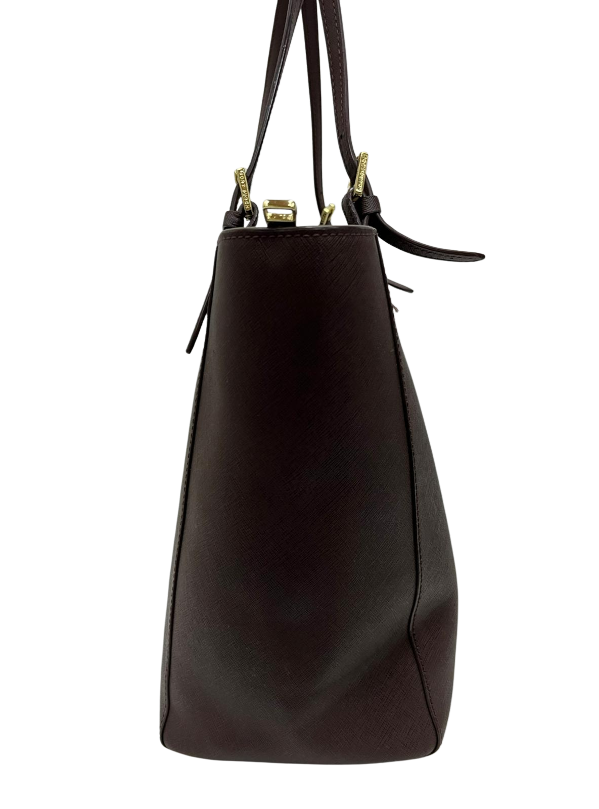 Tory Burch Leather York Buckle Tote Brown