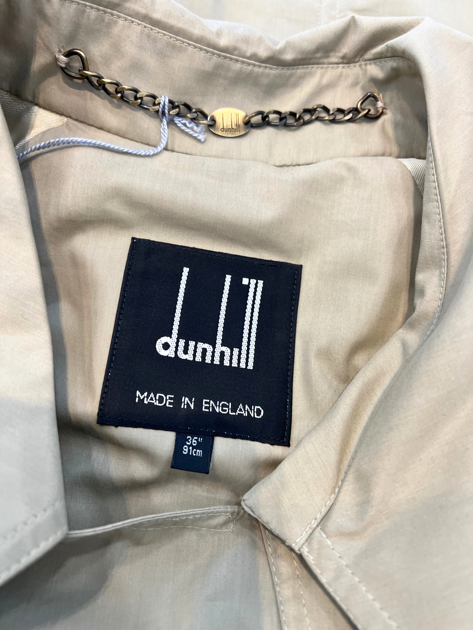Dunhill Cotton Trech Coat Secondary image