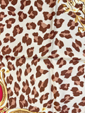 Christian Dior Leopard Silk Shawl