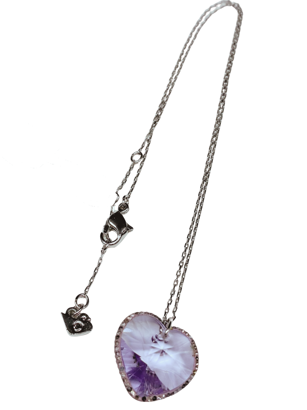 Swarovski Reverie Violet Heart Pendant