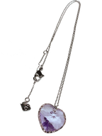 Swarovski Reverie Violet Heart Pendant