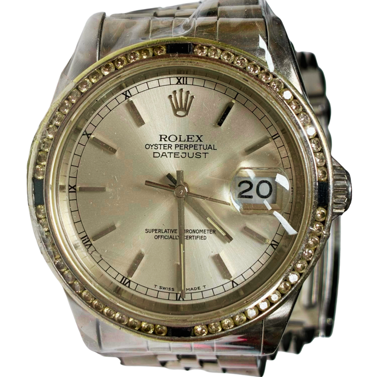 Rolex 16234 Datejust 36 Custom Diamond Bezel Main image