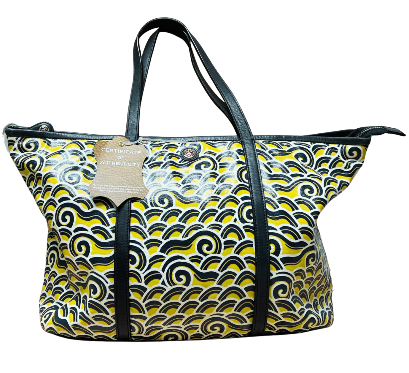 Shanghai Tang Prosperity Cloud Patterned Tote Bag Main image
